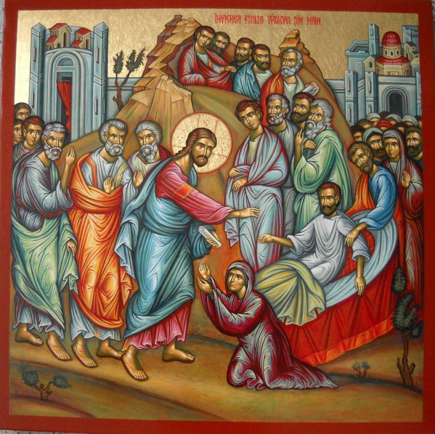 Învierea fiului văduvei din Nain – Sfântului Nicolae Velimirovici