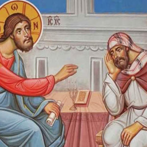 Convorbirea lui Iisus cu Nicodim. NECESITATEA DE A NE SMULGE DIN INERTIA INCONSTIENTEI